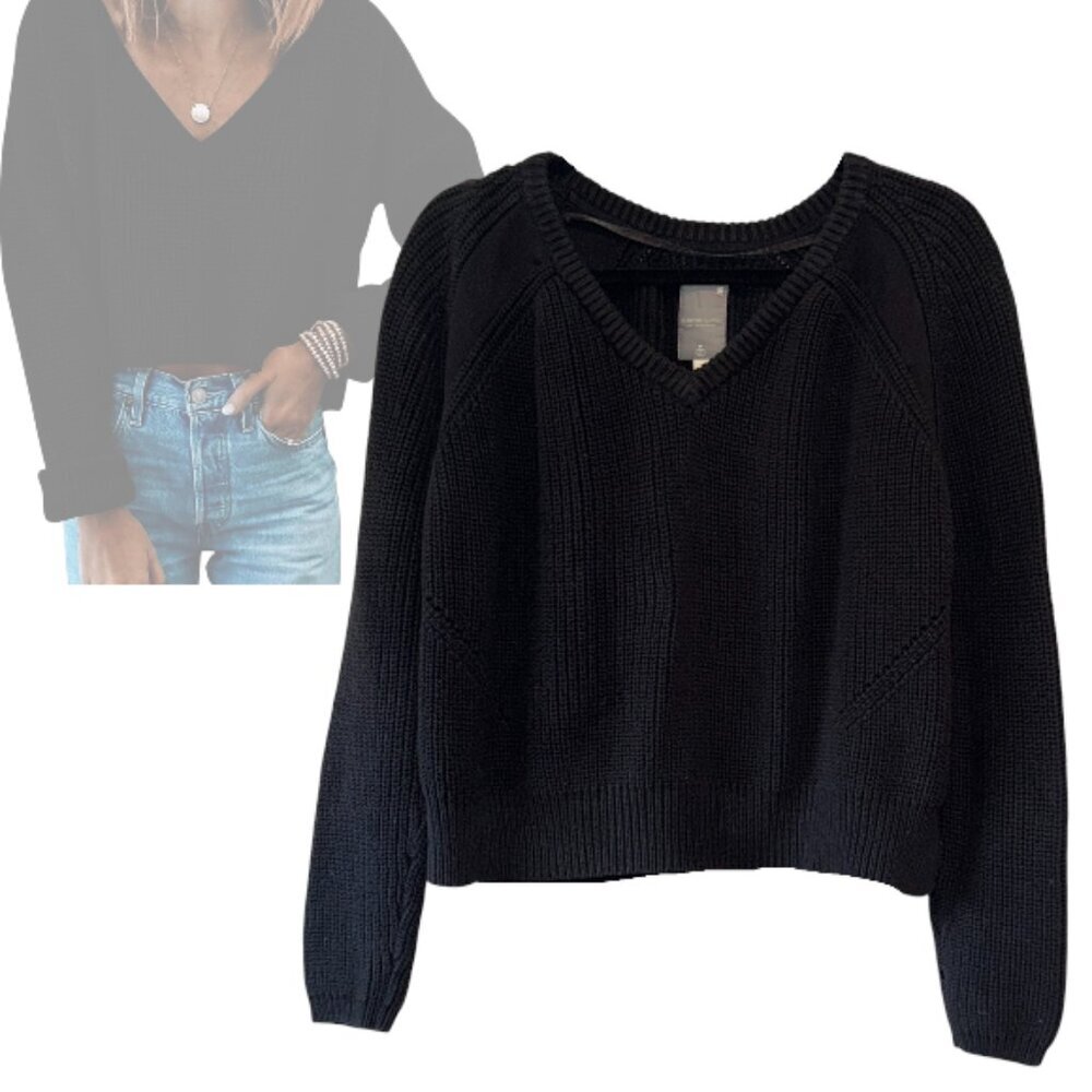 G-Star Black V-Neck Knit Sweater